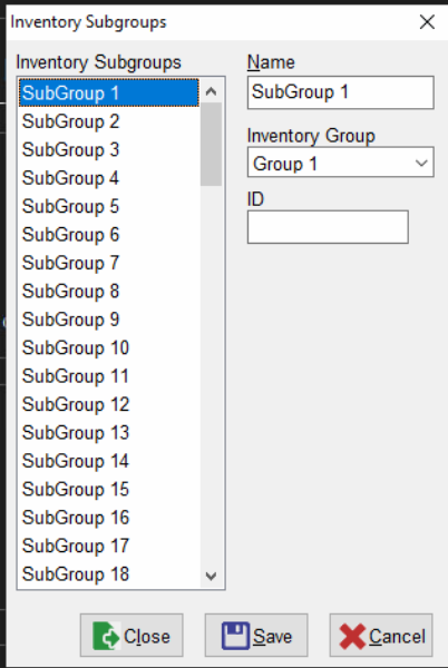 Subgroups 1